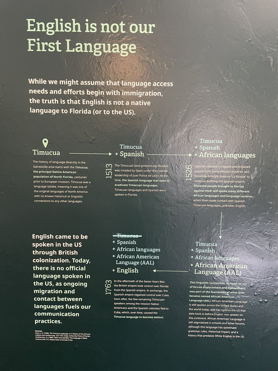 I’m so glad that I had a chance to visit one of the latest exhibits by the @MathesonMuseum - “We Are Here: Stories from Multilingual Speakers in North Central Florida” - over the weekend! #itweetmuseums