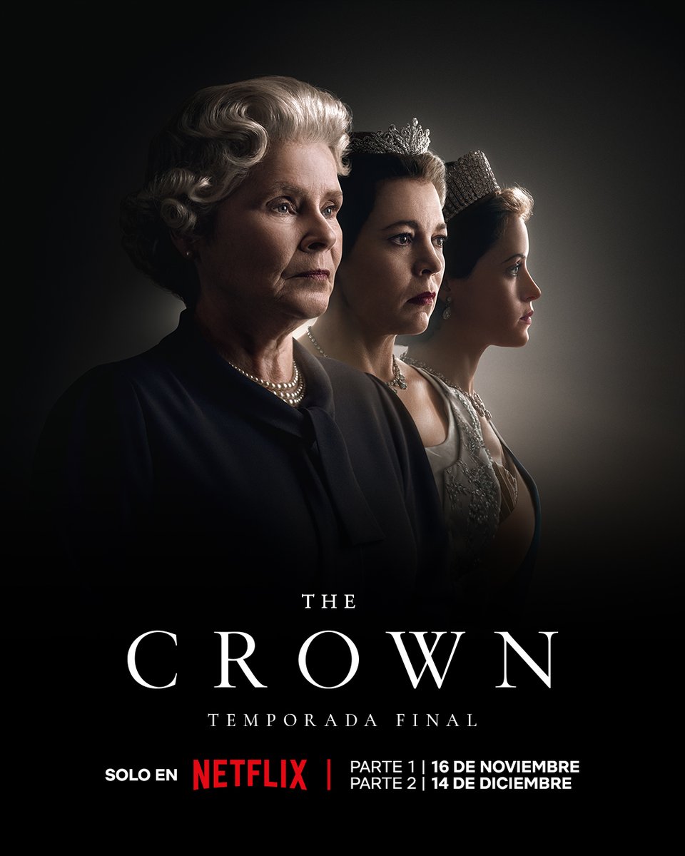 El deber dura toda la vida. 👑 'The Crown' temporada 6 y final. Estreno de Parte 1 en noviembre 16. Estreno de Parte 2, el 14 de diciembre.