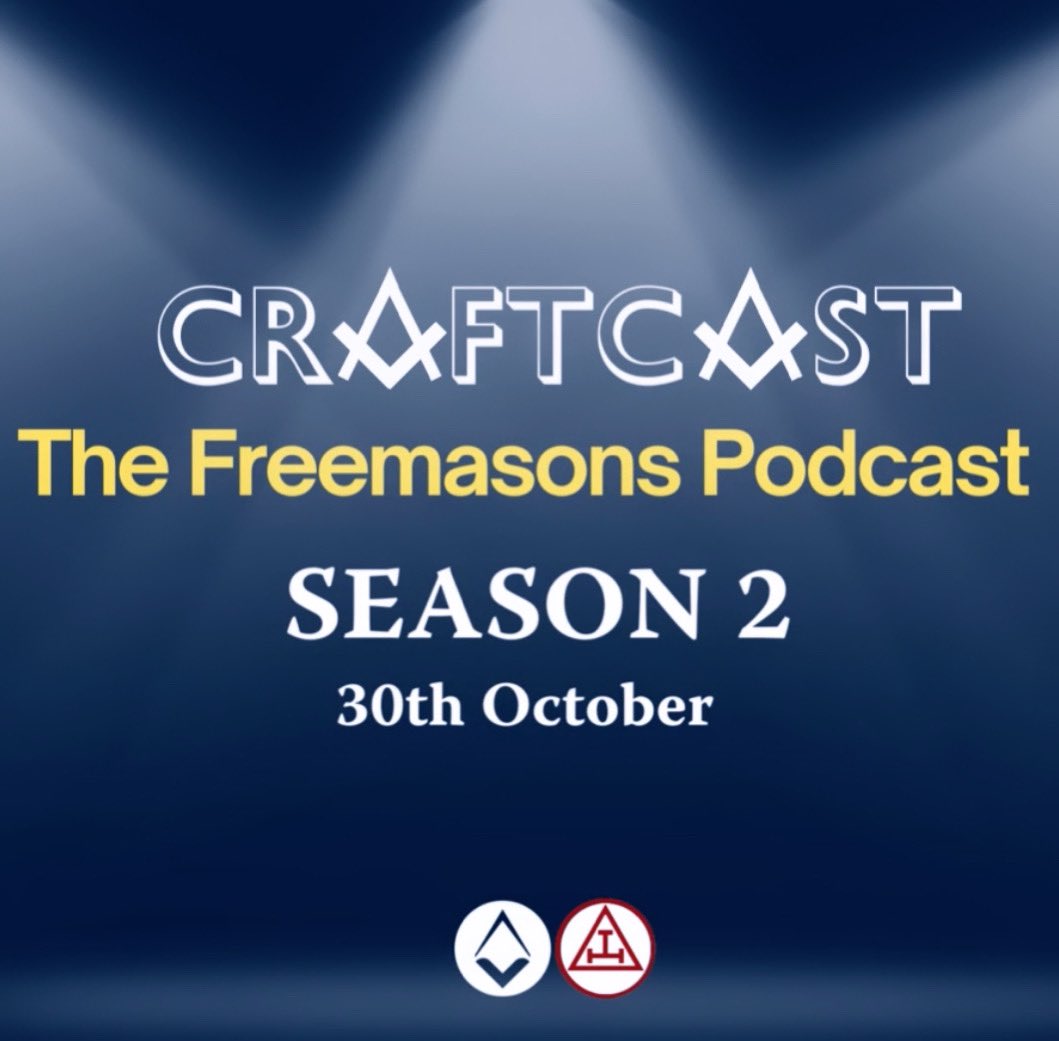 Are you ready #Craftcast fans?

An all new season of “Craftcast: The #Freemasons #Podcast” is coming on 30th October. 

Be sure to subscribe to us in your favourite podcast app to get it first. See you there!

<a href="/UGLE_GrandLodge/">United Grand Lodge of England</a>