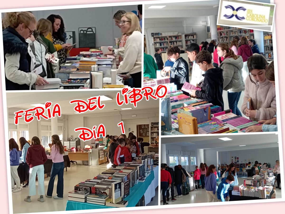 IESCarolina's tweet photo. Ayer comenzó nuestra Feria del Libro con la presencia de las librerías Castilla , Cervantes, San Francisco y Midgard.
Tanto alumnos como familias pueden seguir disfrutando de increíbles descuentos hasta el jueves 26 de Octubre. #teesperamos #SomosCarolina #Biblioteca https://t.co/l0wQg4TDrZ