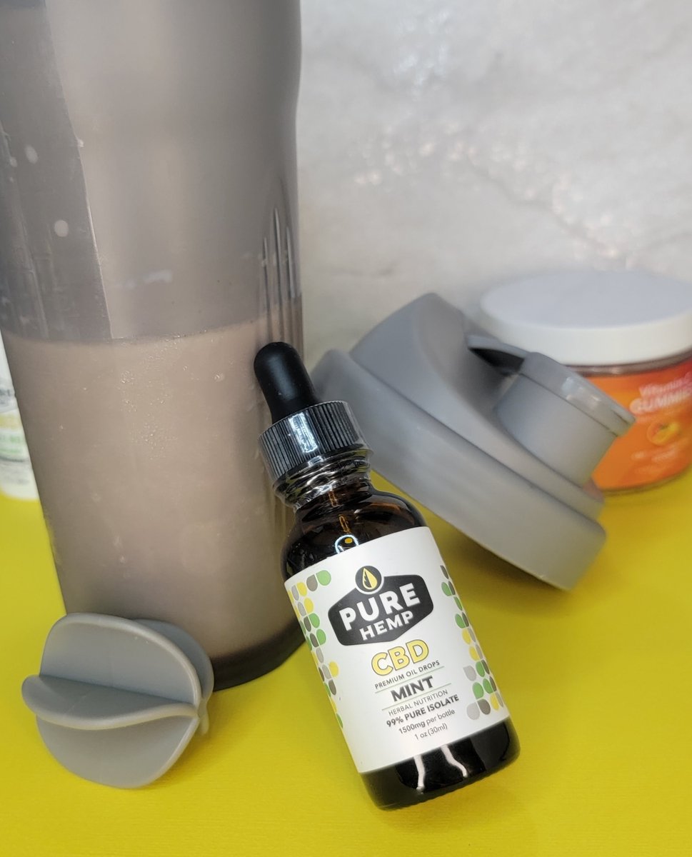 PureHempShop's tweet photo. Fuel your mornings with an extra boost of vitality with CBD oil in your daily protein shake!
https://t.co/yRgtGdHTZC
Check out the Pure Hemp Shop today!!

#PureHempShop #PureHemp #d9 #cbd #d8  #wellness #enjoylife #MorningVibes #workout #Protein #Fitness #GetFit #ShakeItUp https://t.co/w9g5LRPagP