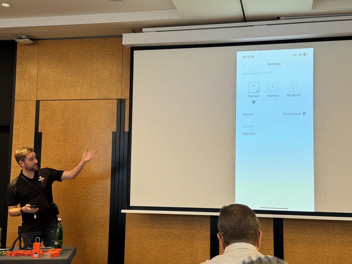 You can use a ⁦<a href="/wlanpi/">WLAN Pi</a>⁩ with ⁦<a href="/HaminaWireless/">Hamina Wireless</a>⁩ but I want my hands on the ⁦<a href="/Oscium/">Oscium</a>⁩ nomad!!