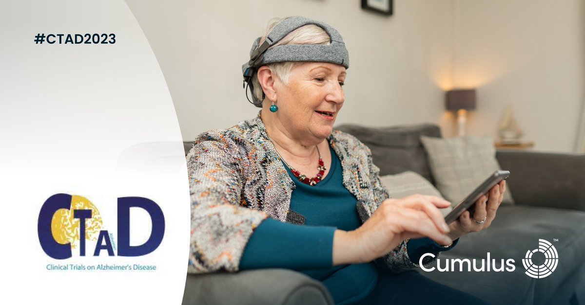 Subtle changes in cognition are hard to measure in dementia clinical trials. Data presented at #CTAD2023 confirm it is feasible for #Alzheimers patients to use the Cumulus Platform to provide objective, frequent measures of cognitive function in the home.