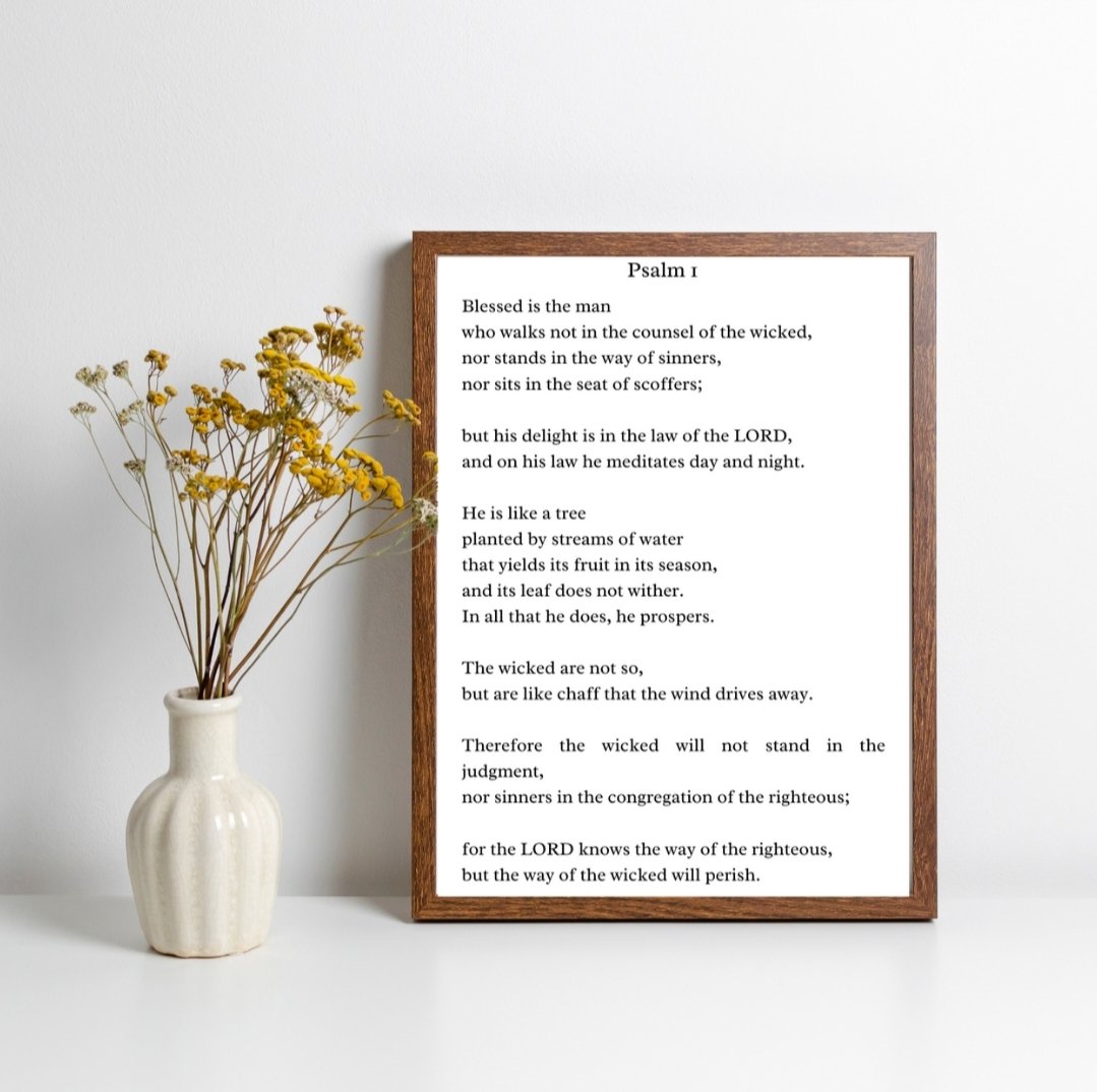✨️New Release...Psalm 1 Print!

Order yours today and elevate your space with this simplistic Scripture print!

newhearttreasures.com/products/psalm…