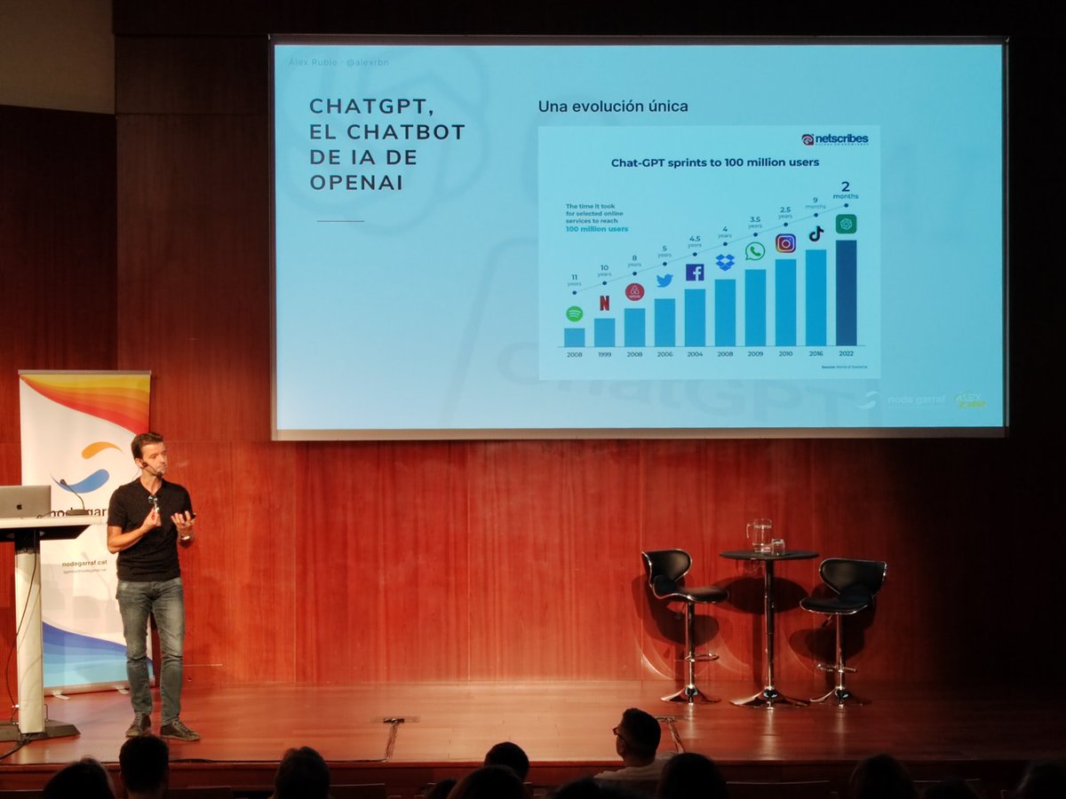 "IA i Turisme: Desafiaments i solucions" amb Àlex Rubio <a href="/alexrb/">alexrb</a> d'<a href="/UJIuniversitat/">Universitat Jaume I</a>, director i Chief Strategy Officer de <a href="/Twelfhundred/">Twelfhundred</a>. Tres punts: Anàlisis de dades per predicció de demandes.  Chatbots i assistents virtuals en serveis al client i Algoritmes de recomanació.