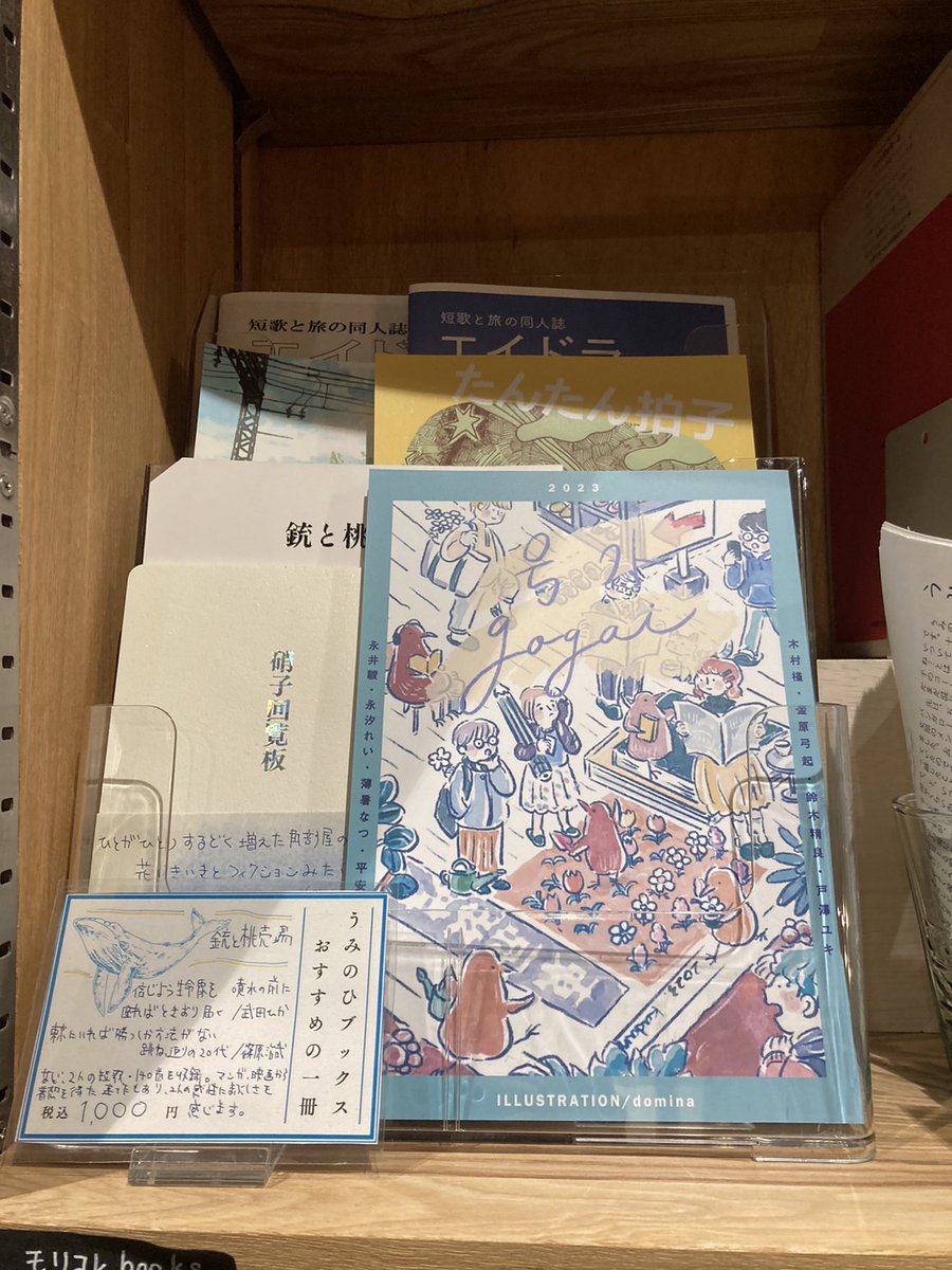 uminohi0717's tweet photo. #うみのひブックス 先ほど納品してきました。東京歌壇選歌欄の入選者による同人誌、『号外』を入荷しました。
その他『滑走路』『金曜日の川柳』、平松洋子さんのエッセイなども入荷しております。ZINE用の什器を入れてみました🌊
#奈良町ふうせんかずら https://t.co/l6KLwT78QS