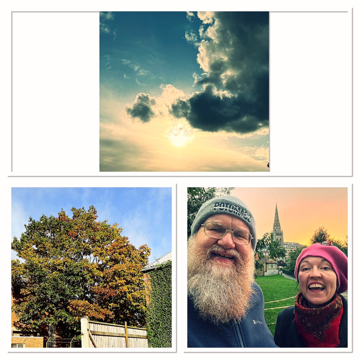 Caesar_Pictures's tweet photo. Happy autumn Wednesday lots of beautiful colours and sky with dearest darling hubby @nickvonschlippe 

#autumn #beautiful #colours #happywednesday #wednesday #humpday #sky #sunshine #sunisshining https://t.co/8FRSjLgk36