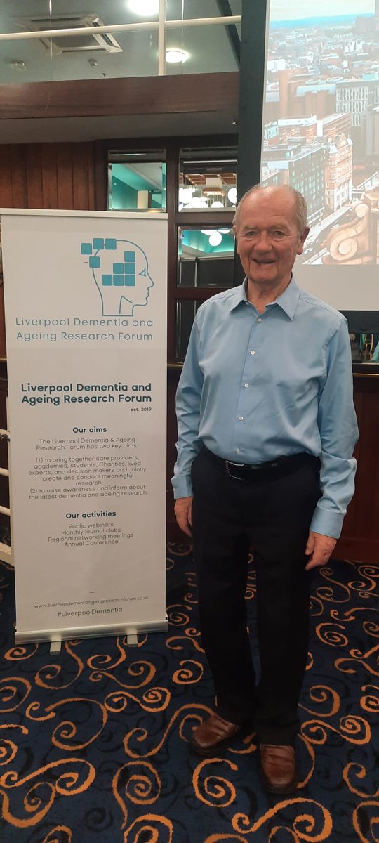 Well done to Tony McIntyre who, supported by our Research Project Officer @ci_oreilly , presented on the research project of the Dementia Research Advisory Team at the #LiverpoolDementia conference today. 

It is such a fantastic achievement to have the Dementia Research Advisory…