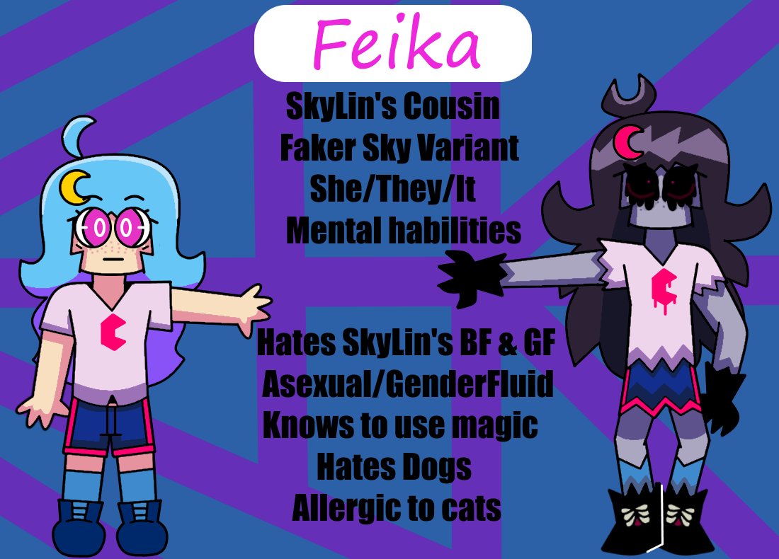 SkyLin,Jay and Feika Reference cards

#Skyfnf #Fnfskyverse #skyversefnf #skyverse #fnfsky #SkyLin #FNF #SkyverseOc #Fakersky #Fakerskyfnf #SkyLinfnf #fnfskylin #Jaysky