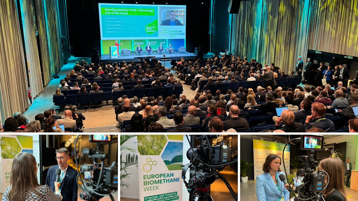 Biomethane_Ch's tweet photo. A photo recap of the 𝐄𝐮𝐫𝐨𝐩𝐞𝐚𝐧 𝐁𝐢𝐨𝐠𝐚𝐬 𝐂𝐨𝐧𝐟𝐞𝐫𝐞𝐧𝐜𝐞 𝟐𝟎𝟐𝟑. A two-day high-level event with top-notch speakers and over 600 participants!🥳👏
As proud media partners, we have been collecting interviews. Stay tuned!🎥🎙️#EUBW #EBAConference | @European_Biogas https://t.co/5X57nSPJfE