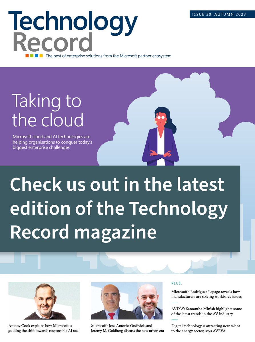🚀 Exciting News! 📰 We're thrilled to announce that Tollring has been featured in the latest issue of Tech Record magazine 📈 Click the link to discover how Tollring are helping Microsoft customers make the most of their data 🌐#MicrosoftTeams
bit.ly/3FsHx9G