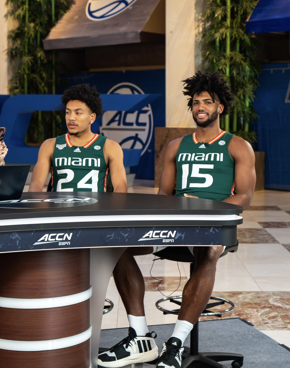 Catch @NijelPack24 and @NorchadO on @accnetwork at ACC Tipoff!