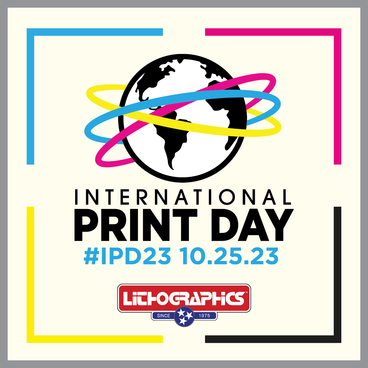 Our team at Lithographics celebrates International Print Day 2023 today. We couldn’t be prouder to be part of this creative, talented print community!