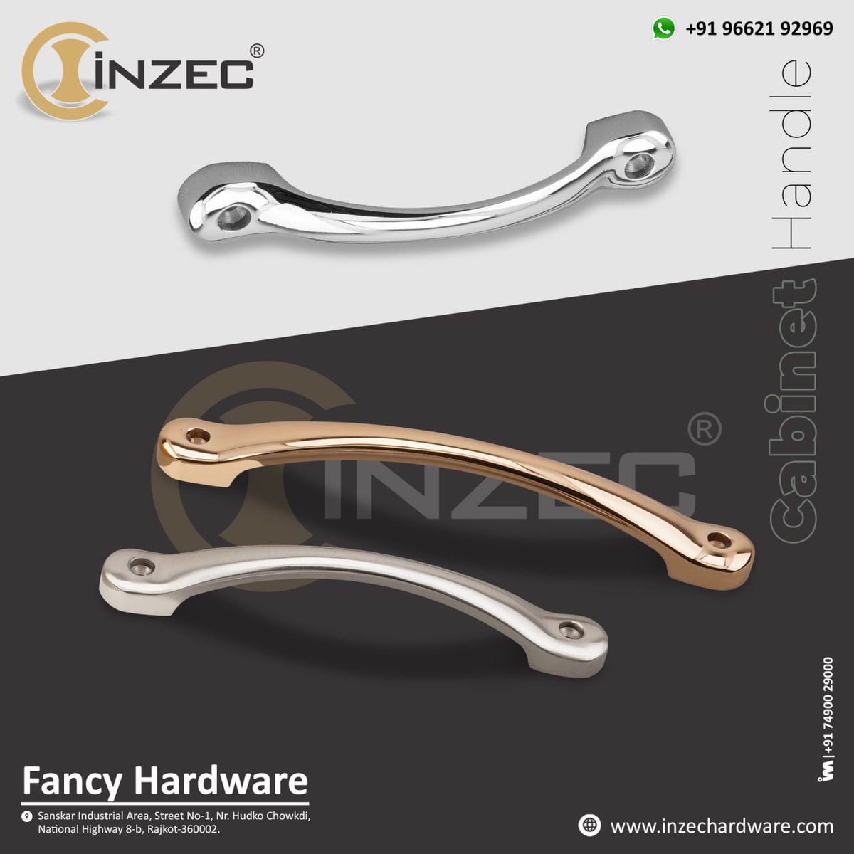 ibais_hardware's tweet photo. FANCY HARDWARE (RAJKOT)
For enquiry via WhatsApp click:
https://t.co/sfw983wwgo
Mr. Hirenbhai Patel - +91 96621 92969
#cabinethandle #cabinethardware #maindoorhandle #doorcabinethandle #handlehardware #doorhandle #dooraccessories #drawerhandle
.
@ibaismedia https://t.co/yjKXTDhFBC
