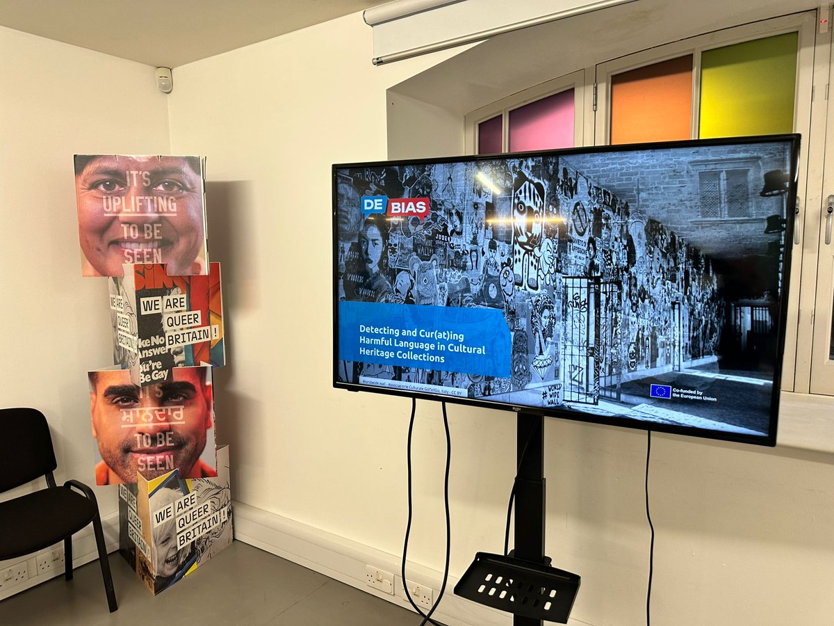 The work on  #DeBias continues - yesterday we had a fascinating discussion on LGBTQIA+ terminologies at <a href="/QueerBritain/">Queer Britain</a> led by Dani Martiri from @QueeringRome - still lots to do to #DeBias collections &amp; unveil histories, but we sure know that we can only do it together! 
<a href="/EU_HaDEA/">HaDEA</a>