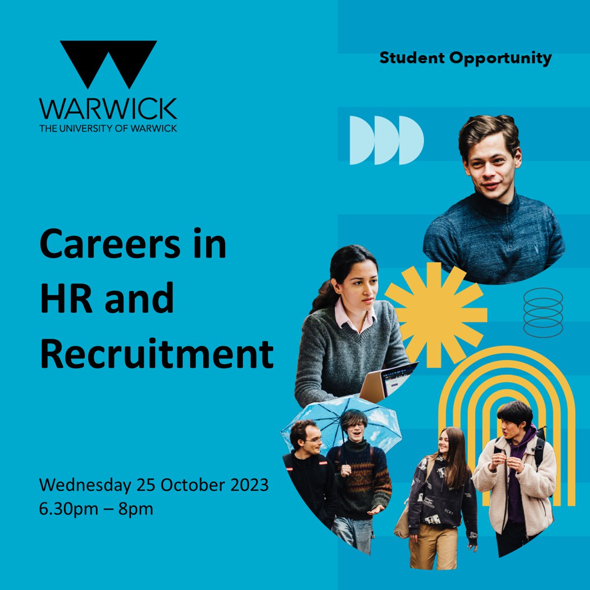Still time to book your place! 

Meet the Professionals: Careers in HR and Recruitment taking place tonight. 

A virtual panel event aiming to increase your understanding of a career in HR &amp; recruitment.   

ow.ly/etXl50Q06hx