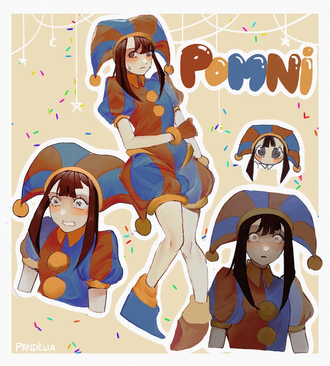 pandelia__'s tweet photo. pomni from #TheAmazingDigitalCircus ! https://t.co/1vZYmVbdma