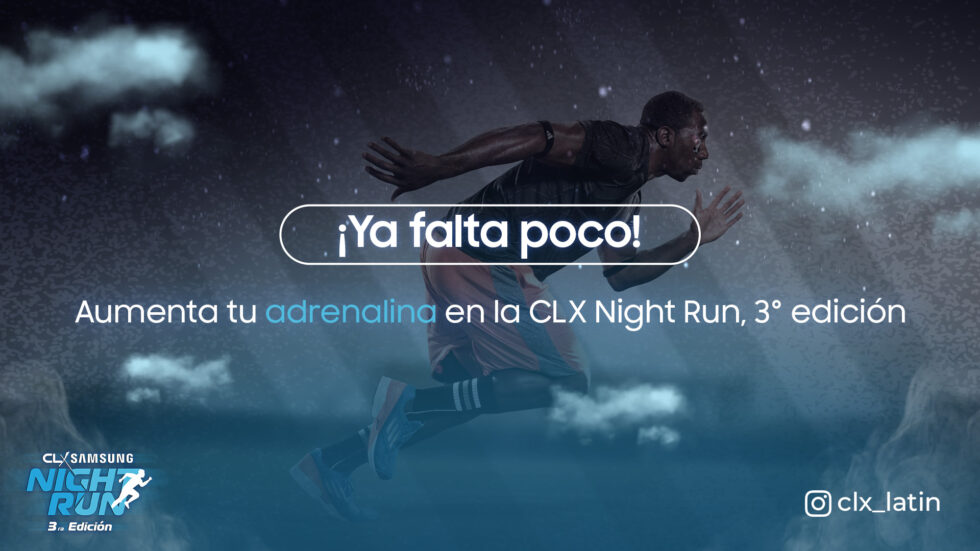 DaggaNasar's tweet photo. ¡Ya falta poco! Aumenta tu adrenalina en la CLX Night Run, 3° edición. 🏃🇻🇪
📲Inscríbete aquí https://t.co/Uqwlr32chU

#CLXNightRun #CLXSamung #CLXGroup #Venezuela #NasarDagga https://t.co/YnqY3kVP0O