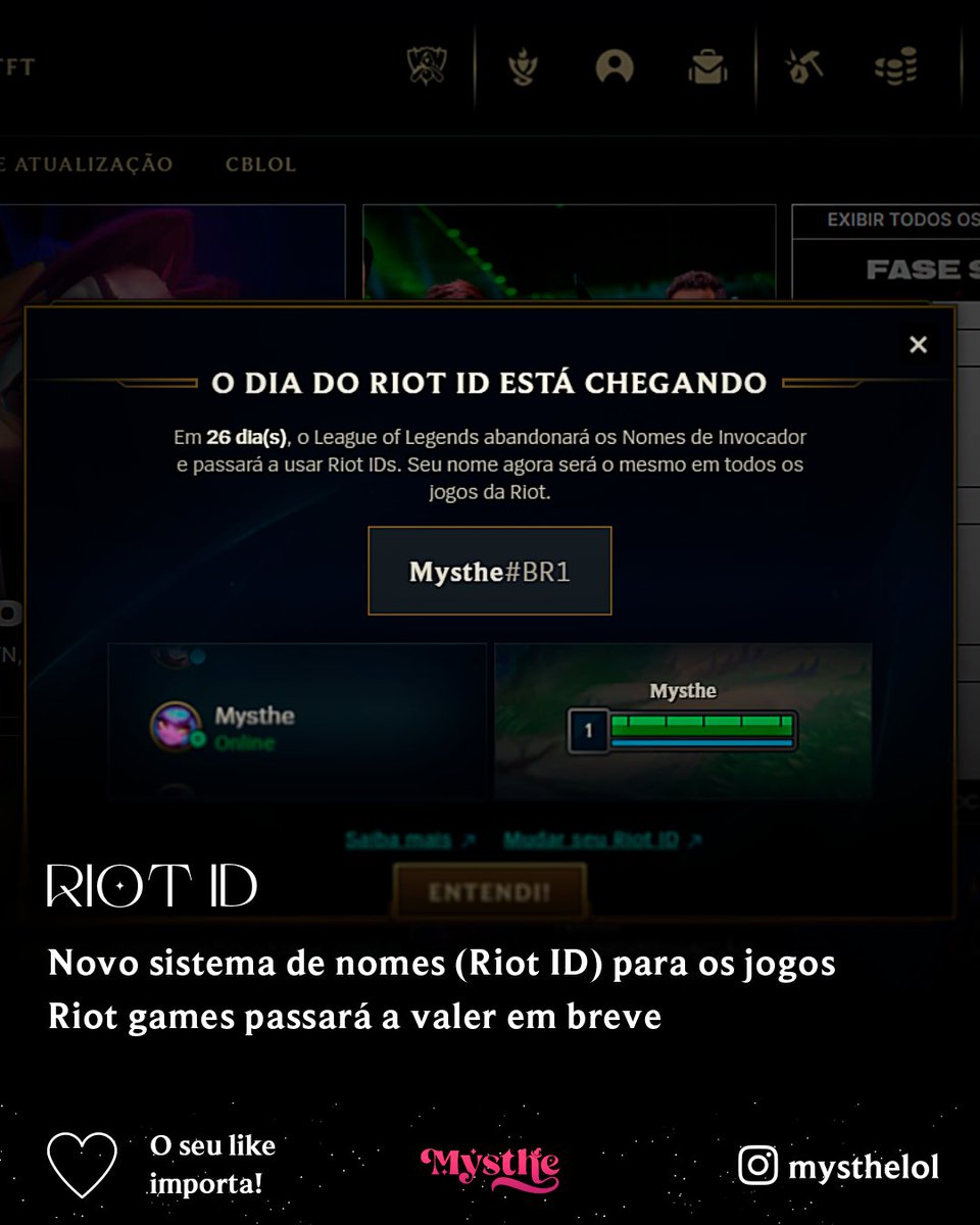 Mudar seu nome de invocador em League of Legends