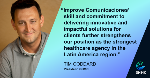 GHMCnetwork's tweet photo. GHMC welcomes our #Mexico-based partner, @ImproveComunica , to the network! This new partnership will continue to bolster GHMC's already strong presence in #LatinAmerica and provide exponential capabilities for the #healthcare marketing industry. Read more:https://t.co/VzvzPMP8L0 https://t.co/2mzFtuo5nk