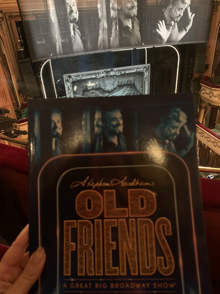 Thrilled it’s my turn to see this… have been counting down 🥰 #sondheim #oldfriends #bernadette ❤️