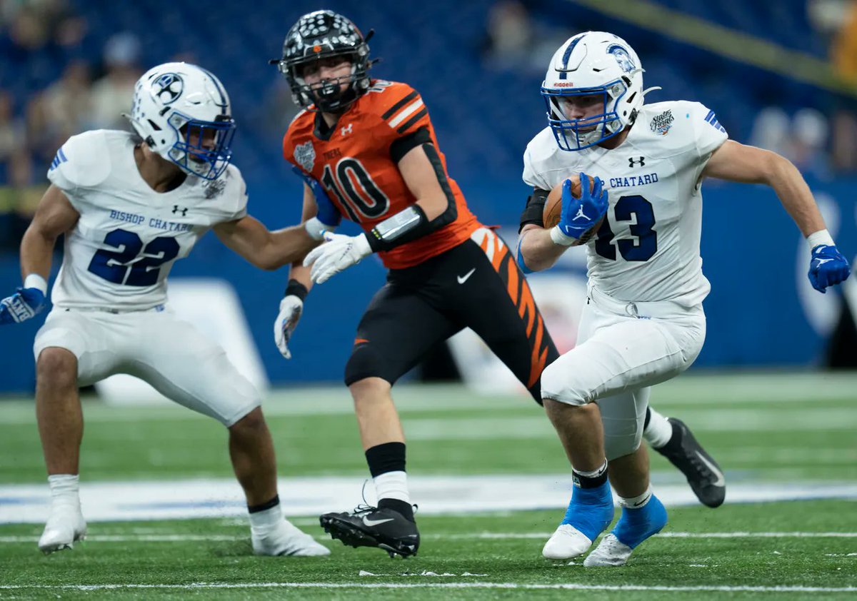 KyleNeddenriep's tweet photo. All-City football team: Cathedral's Danny O'Neil offensive player of the year and Bishop Chatard's Luke Purichia defensive player of the year. Full All-City team: https://t.co/L6Flm5K4E8 https://t.co/BHzTa0GlBQ