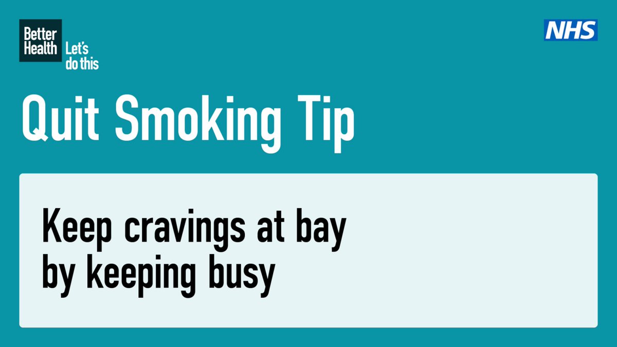 When a craving comes, go for a walk, play a game on your mobile or phone a friend to keep busy until it passes. And if you’re using NRT or a vape, use it as much as you need to keep the cravings at bay.