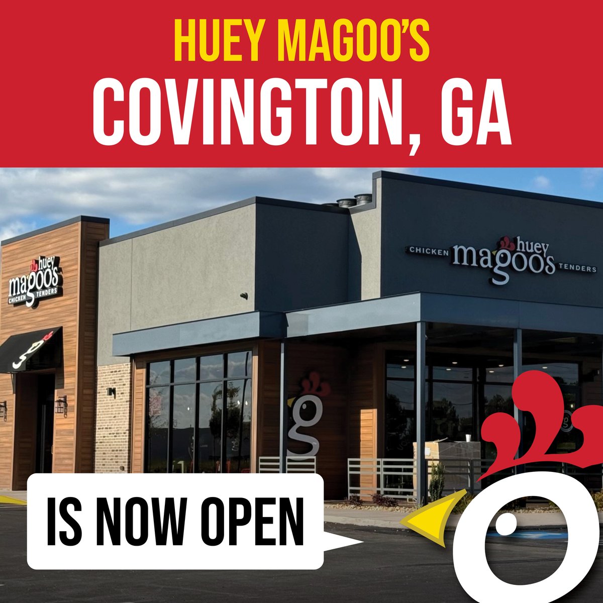 HueyMagoos's tweet photo. The grand opening of our Covington, GA location is here! Stop by our 53rd store location, grab a bite, and post your pictures using #HMFans for a chance to be featured.
๐13000 Town Center Dr, Covington, GA 30014
#HueyMagoos #MagoosNews #CovingtonGA #CovingtonGeorgia https://t.co/nRTlmDuhd9