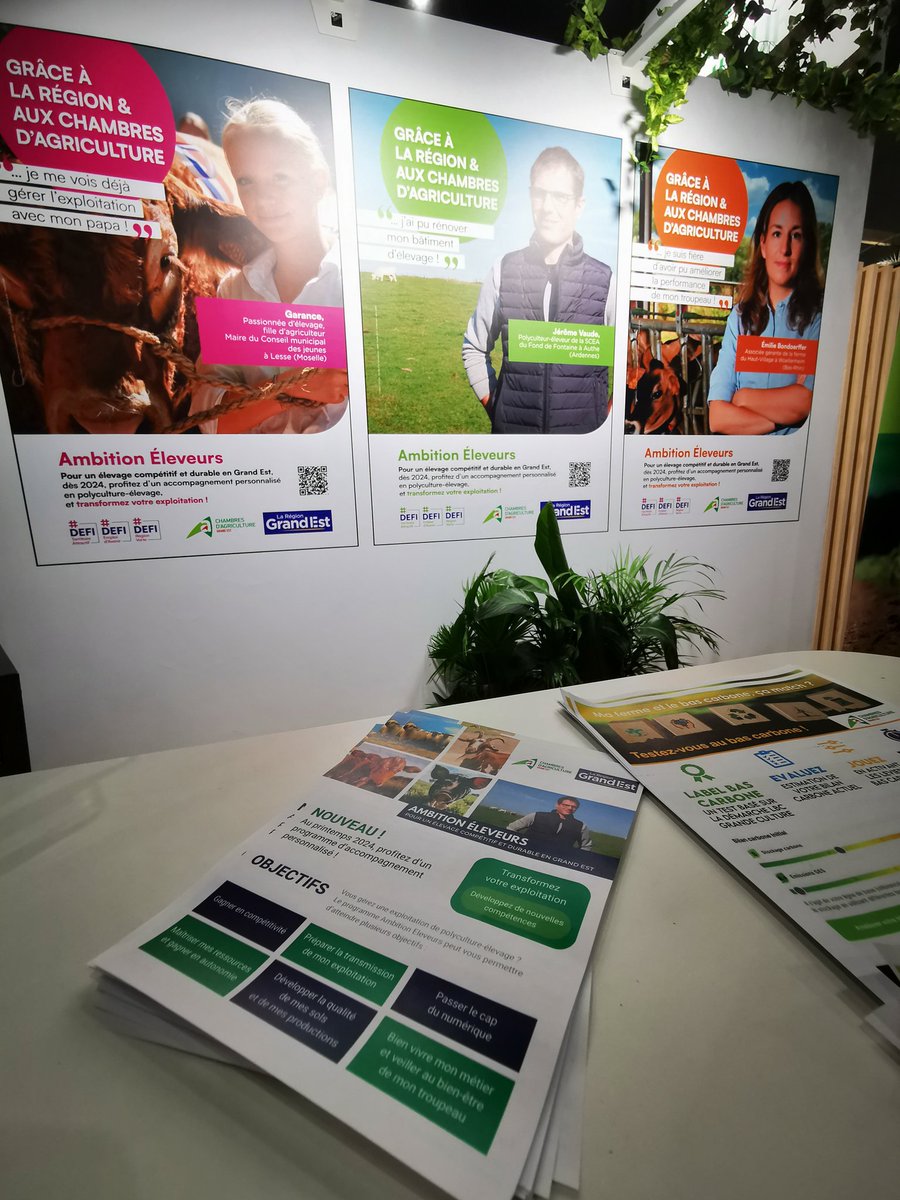 Présentation du programme Ambitions Éleveurs Pour un élevage compétitif et durable en Grand Est : un accompagnement personnalisé pour les exploitations de polyculture élevage 👨‍🌾

60 fermes démonstrateurs, marqueurs d'innovations et de transfert en polyculture-élevage

#elevage