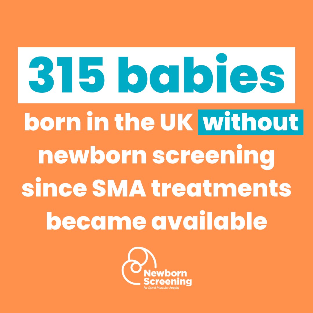 SMA_NBSalliance's tweet photo. It’s so important to remember why newborn screening for SMA matters so much. Our barometer shows that 315 babies have been diagnosed with SMA too late since treatments have been available in the UK. 

#ScreenTodayForSMA #SMA #SpinalMuscularAtrophy #NewbornScreening https://t.co/fHYsb6BZeW
