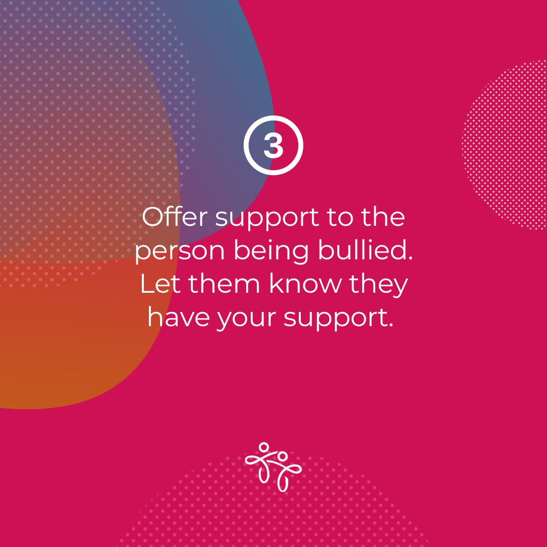 FircroftTrust's tweet image. A friendly reminder to never be a bystander when it comes to bullying 🧡

#thefircrofttrust #mentalhealthmatters #bystander #charity #donate #antibullying #nationalbullyingpreventionmonth