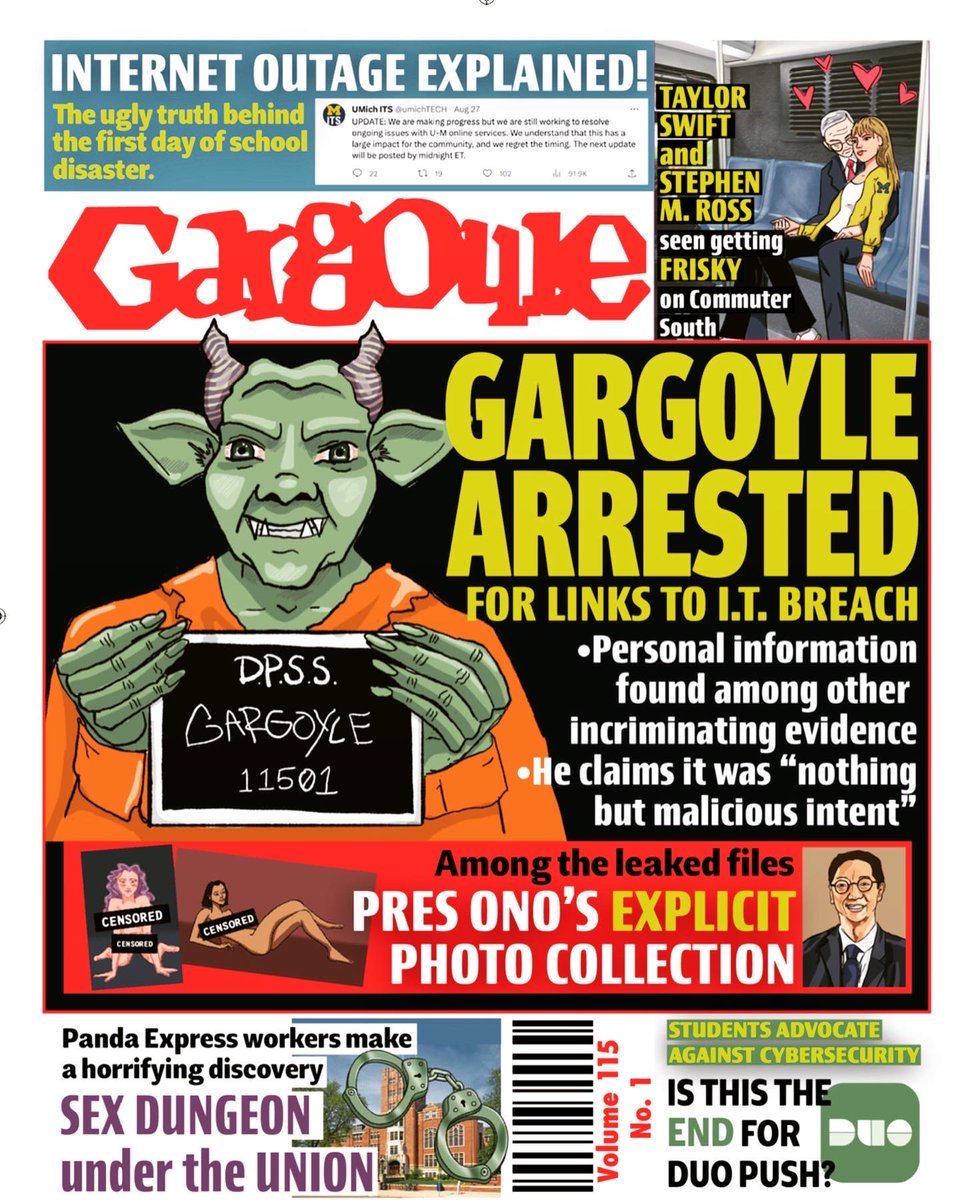 BREAKING: Friends of the Gargoyle uncover the real truth behind the I.T. breach.. Grab issue 1 NOW at a newstand near you to find out more 🥸
