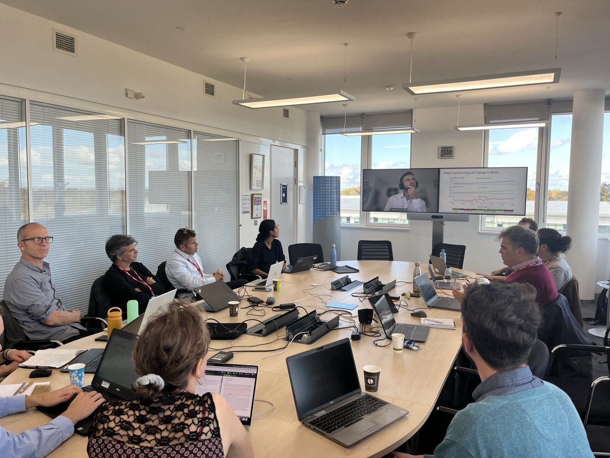 CAlbergel's tweet photo. We have Kicked-Off the @ESA_EO  #EOAFRICA LUISA Continental Demonstrator project on Land Use Intensity! Pleasure to host at #ECSAT a great consortium led by @FacultyITC with @BOKUvienna @VITO_RS_ @uniexecges @Gisat_cz 
More to come on Human Appropriation of #NetPrimaryProduction https://t.co/F1TkAhwOfu