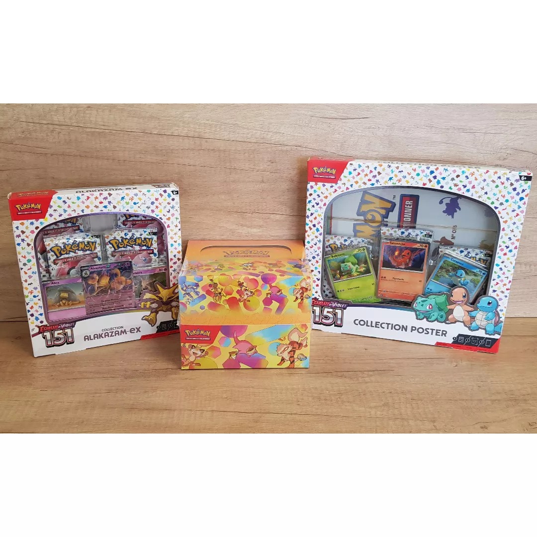 tradingcardsxxx's tweet photo. Le coffret Alakazam ainsi que la collection poster à l'effigie des 3 starters s'ajoutent.
Le display de mini tin également limité à 1 par foyer.
https://t.co/xCZysmJBBA
#151 #kanto #pokemonfr #jcc #pokemon #collection #collector #starter #alakazam #minitin https://t.co/2UZUjwdbJj