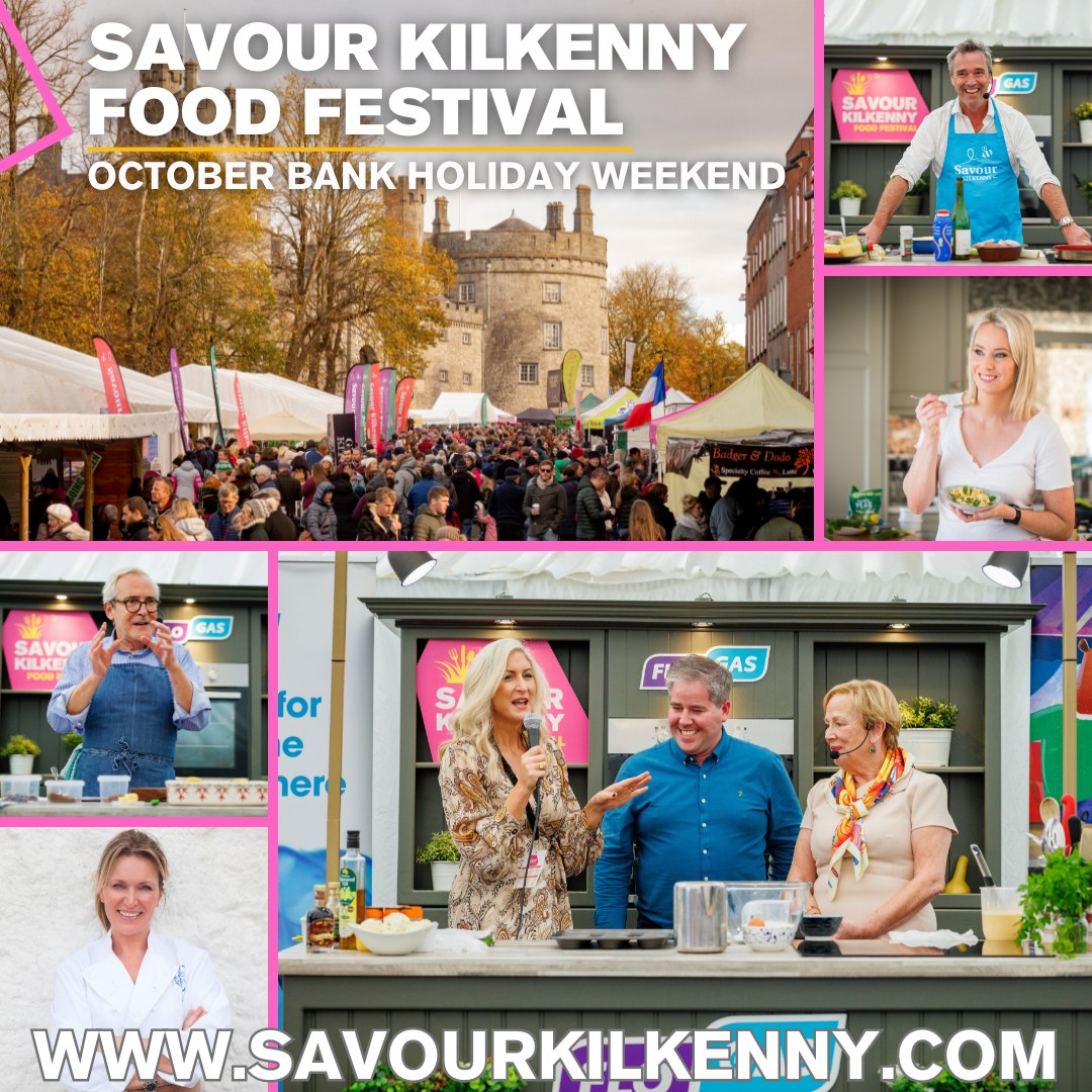🌟Enjoy @SavourKilkenny at the Kilkenny Design Centre this weekend (27th-30th Oct) with our Makers in the Yard experience. Take part in Candle making, knife sharpening, apron crafting, veggie block making, yoga & brunch, plus Food Dudes' restaurant takeovers! #SavourKilkenny