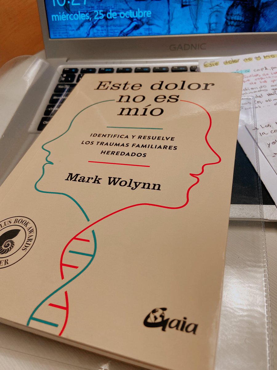 r_chris96's tweet photo. Mas que leer, estudiar. 😍 ¡Que libro! 🙌🏻 @MarkWolynn 

#estedolornoesmio #genetica #epigenetica #libro https://t.co/KpVE8rwv9Q