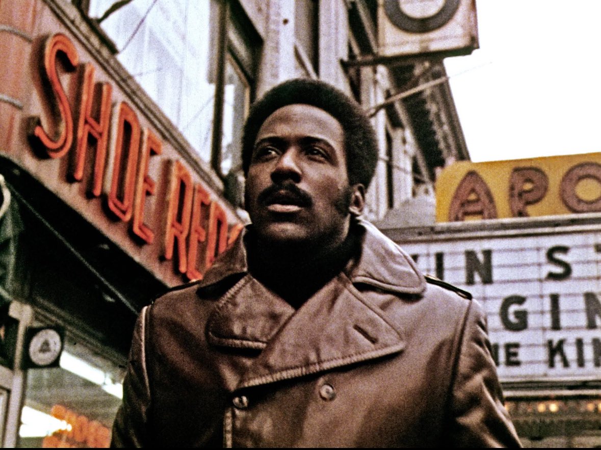 trebluPR's tweet image. I grew up watching “Shaft” with my mother who loved her some John Shaft. I think he’s the reason why I love a brothah is a long leather coat.🥰 Rest In Power #Richard Roundtree🙏🏽🙏🏽🙏🏽