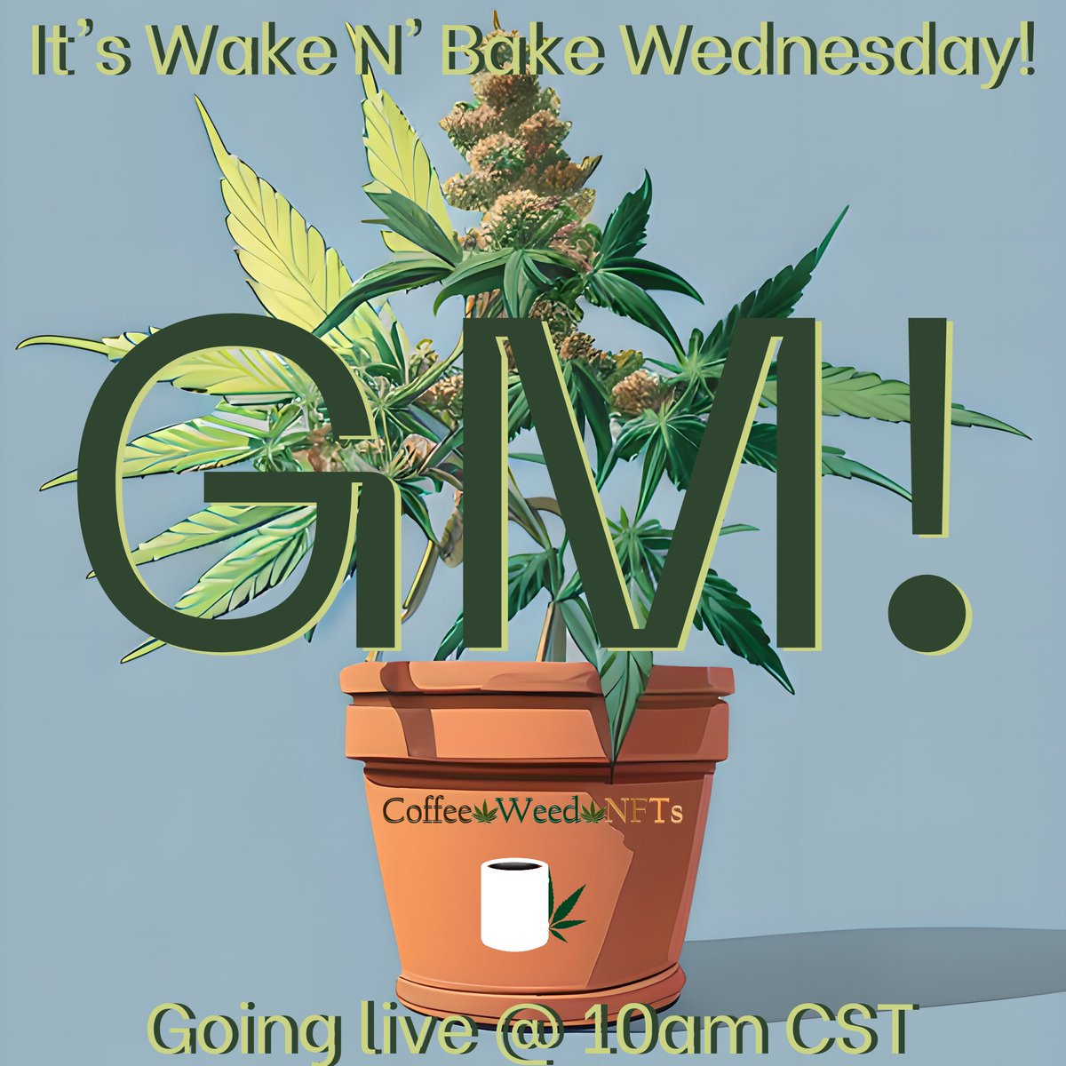 Gm☕🍁🖼️
It's time for the Wake n Bake Wednesday space!
Tap in and share what you have going on!
Whether its art, life, work, or a project we wanna connect 🤝

We go live @ 10 am CST each Wednesday

Link to space below ⬇️