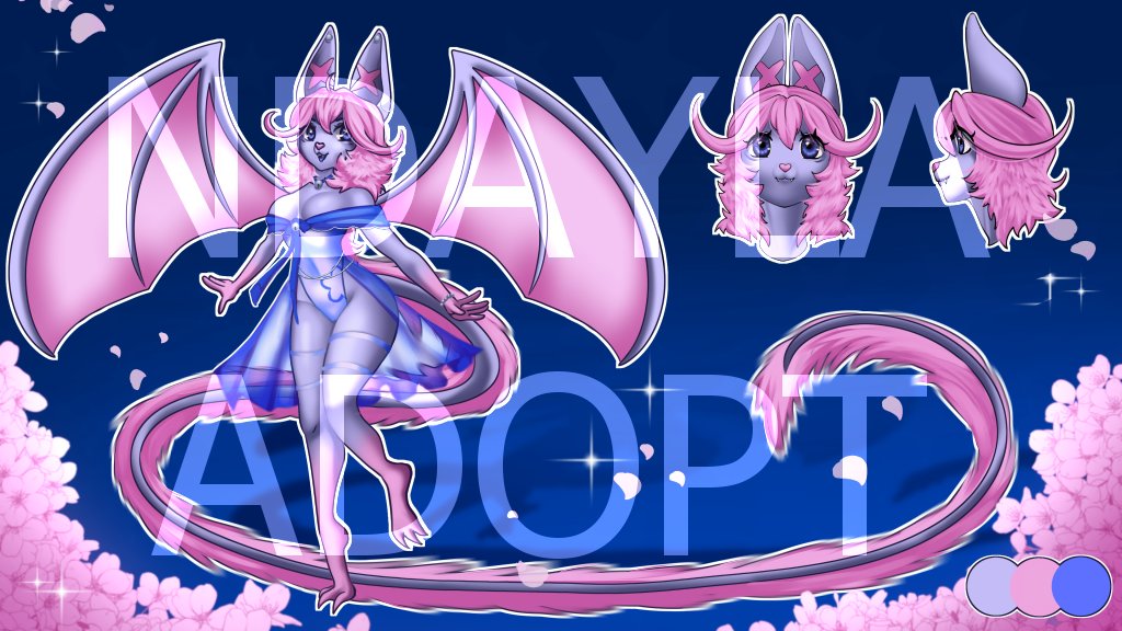 NDayla3's tweet photo. 🌸✨ New adoptable ✨🌸
 https://t.co/YWLrRIxySa

#adoptable #furryadopt #furryart https://t.co/UDOoUp6rxY