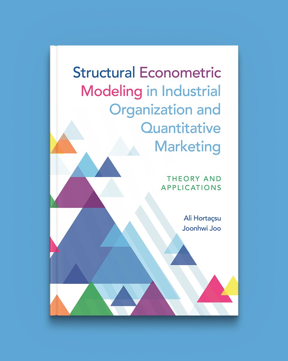 PrincetonUPress's tweet image. Now available, Structural Econometric Modeling in Industrial Organization and Quantitative Marketing by Ali Hortaçsu & Joonhwi Joo offers a concise & rigorous introduction to widely used approaches in structural econometric modeling.
hubs.ly/Q0268-r70 #StructuralModeling