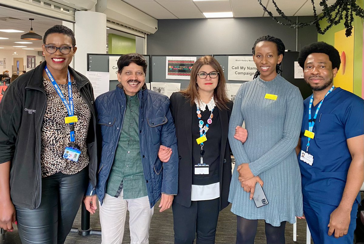ArtRoya's tweet photo. #BlackHistoryMonth2023 @barnshospital huge thanks to @BHNFTCharity , LGBTQ+SN chair @SwearyFood for supporting BHM &amp;huge thank you to our Race equality staff network members &amp;chair for making a powerful speech. The event 
today was a clear example of inclusivity at the all level https://t.co/3FN9HdwxIf
