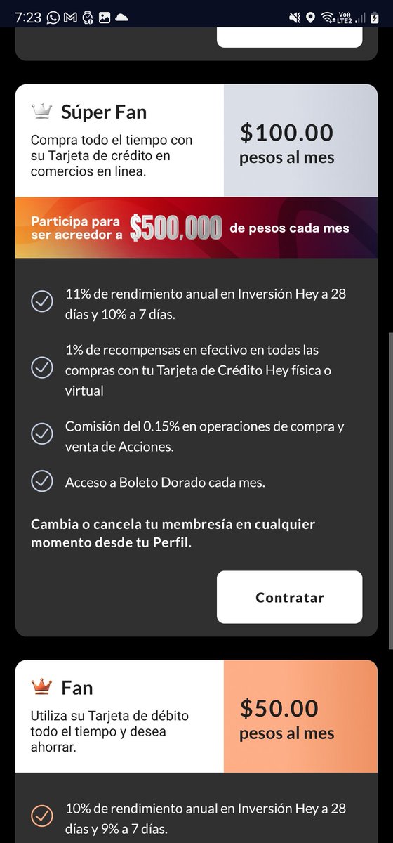 serch_mecar's tweet photo. @M2Mainstream2 Esto me apareció hoy en la APP de Hey Banco al abrirla 1/3 https://t.co/JVulHwnjrr