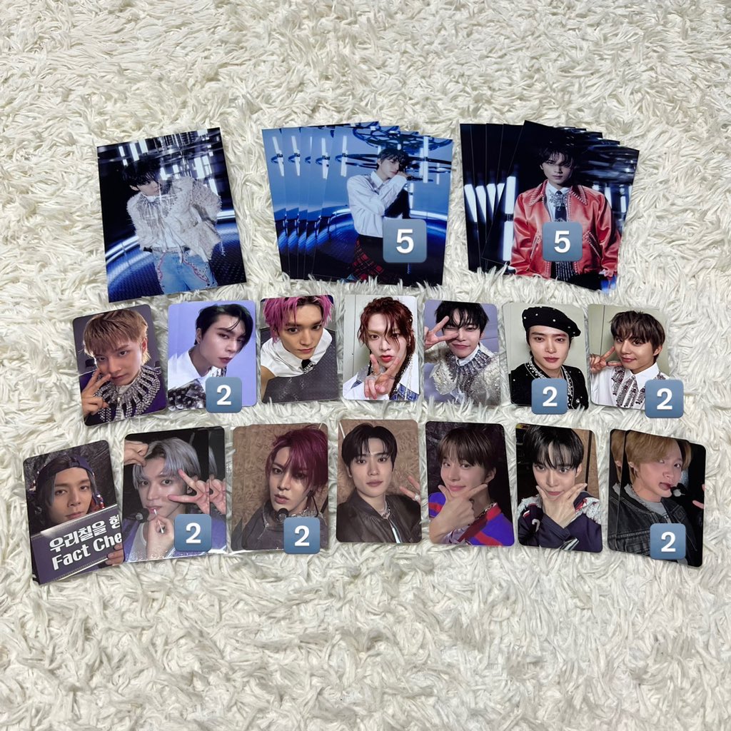 MnR6a's tweet photo. 팩트체크 포카 교환

나: 엽서 도영 정우 해찬
포카 태일 쟈니 태용 유타 도영 재현 정우 해찬
🌱: 아무버전 모든 마크 가능해요🥹

nct 127 엔시티 스토리지 스미니 예사 쇼케 응모 특전 슴스토어 에버라인 영풍 핫트 샹들리에 qr 디지팩 exhibit 애플뮤직 위버스 케타포 팬싸 미공포 메이크스타 https://t.co/nrS7K55Sck