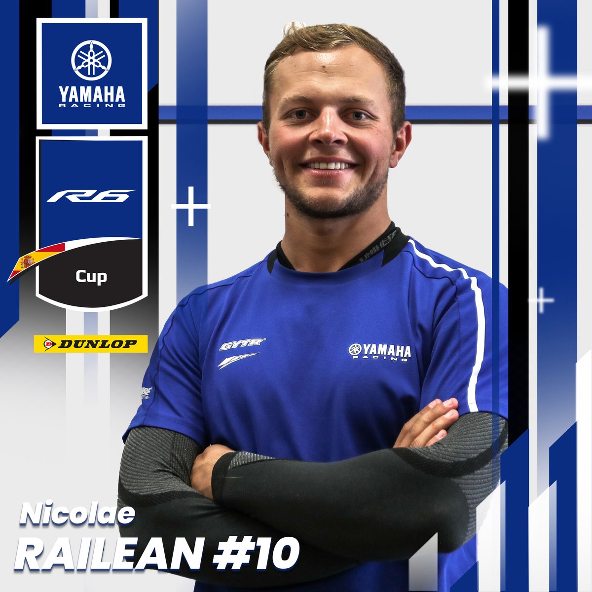 Si nos fijamos en la temporada que está haciendo Nicolae Railean la evolución es clara. Dos podios en las últimas dos pruebas en Rookies y tercera posición en la general de su categoría. ¿Podrá acabar el año con una victoria? 🔝🔝

#YamahaR6Cup