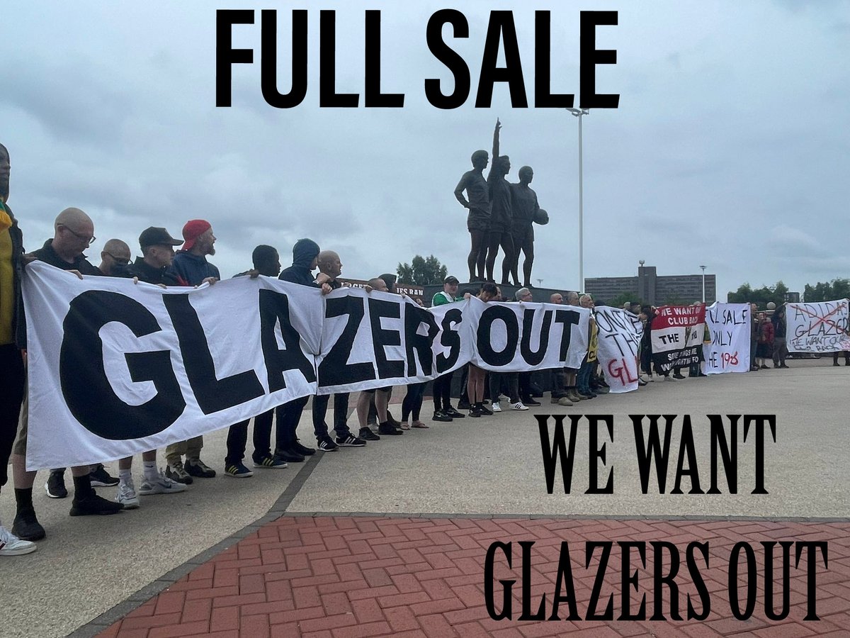 Say nothing just retweet. we want
#GlazersOut