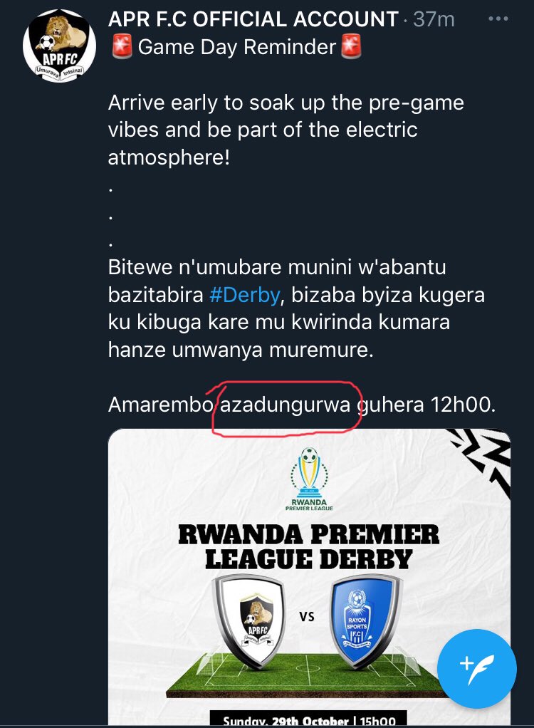 BoscoManirabona's tweet photo. #TuriInare again 😂😂😂 Intare yakutse amenyo yadagazwe irimo iravugira mu bihanga, ngo amarembo azagira ate?
RAYONIANS come and cook this tinpot Club🔥🔥😂😂 https://t.co/fSbWXLvO5x