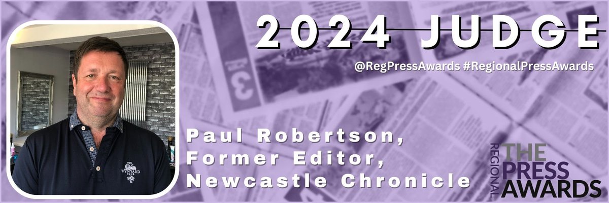 Calling all regional journalists. The deadline for @RegPressAwards  is fast approaching on 9 November 2023 so get your entries in at theregionalpressawards.com Looking forward to being on the judging panel #RegionalPressAwards