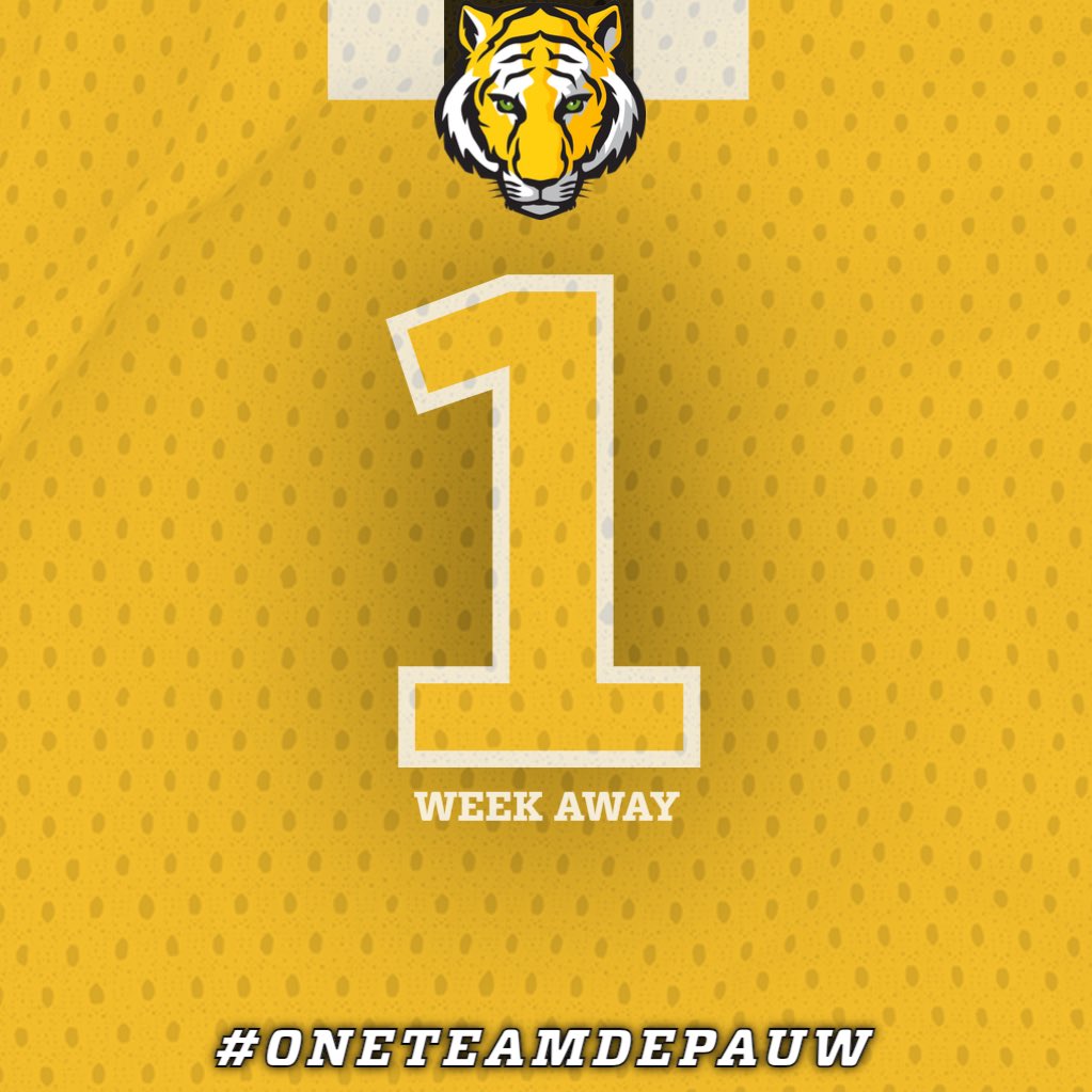 DePauwAthletics's tweet image. We are 1WEEK away!! @DePauwAthletics &amp;amp; @DePauw_Alumni are excited to invite you to be a part of DPU’s #OneTeamDePauw Giving Campaign 💛🐯
From NOV 1-11, 2023, &amp;amp; culminating in the #MononBell game, our goal is to reach 250 donors &amp;amp; $100,000.
Learn more ⬇️
bit.ly/OneTeamDePauw