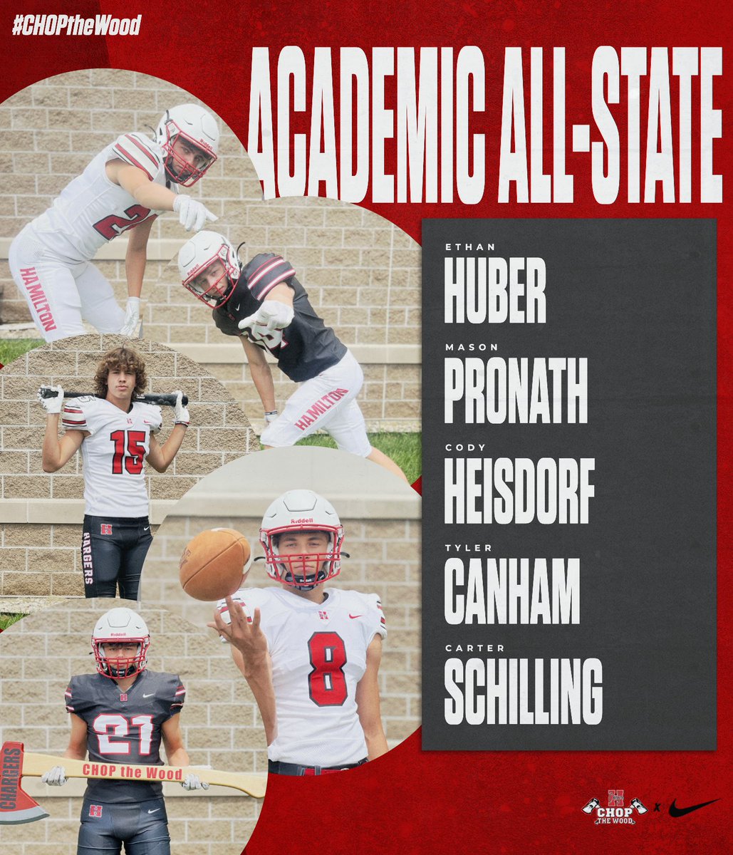 HHSChargerFB's tweet photo. CONGRATS TO OUR 5 ACADEMIC ALL-STATE GUYS! #CTW https://t.co/eaEtTNFyJY