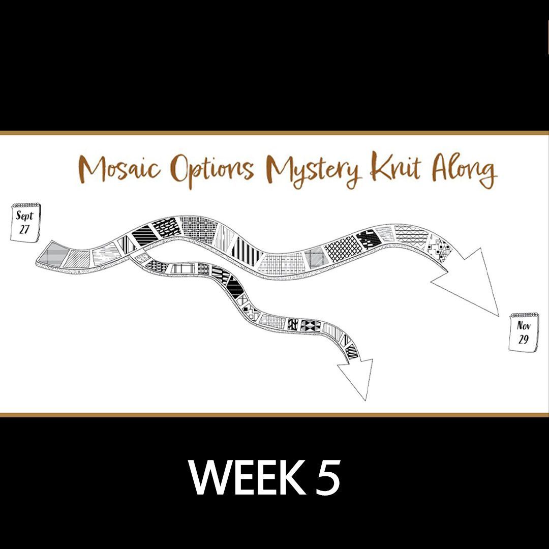 CascadeYarns's tweet photo. Week 5 of the MKAL is here!
Check your email for the pattern. Tag us in your progress, we would love to share it!
Use hashtag #MosaicOptionsMKAL
#CascadeYarns #MKAL #knitfun #mosaicknit #knitalong https://t.co/GucJuKcmeO